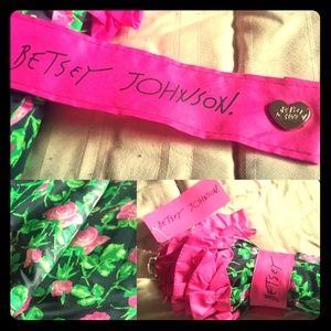 Betsey Johnson Floral Umbrella NWT